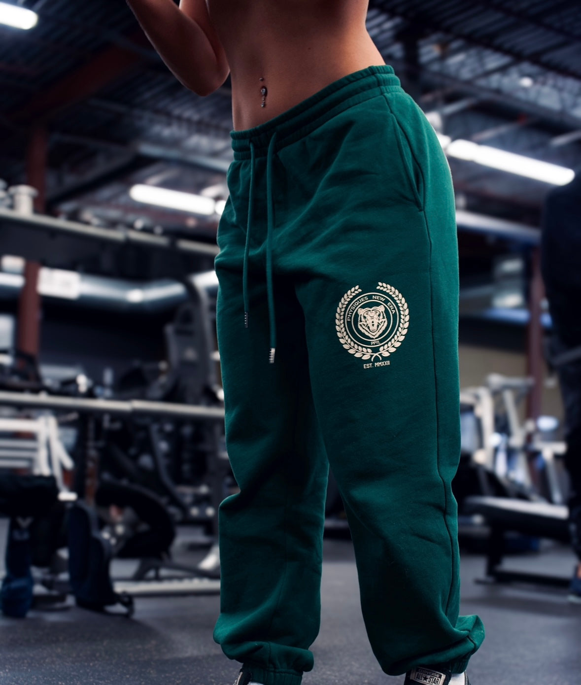 NEW ERA JOGGERS (MMXXII) DARK LIME GREEN
